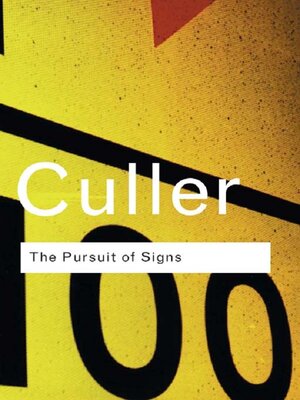 cover image of The Pursuit of Signs